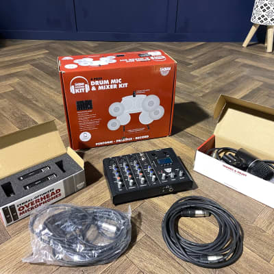 Drum mic deals kit with mixer