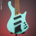 AT FACTORY KEEP STOCK 1 RMA Ibanez EBH1005MS Multi-Scale 5-String Headless Bass Seafoam Green Matte