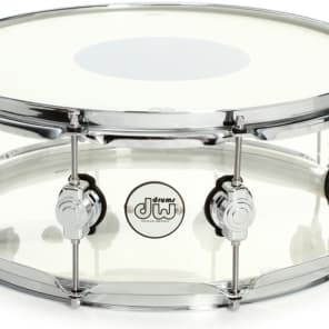 DW Design Series Acrylic Snare Drum - 5.5 x-14 inch - Clear image 8