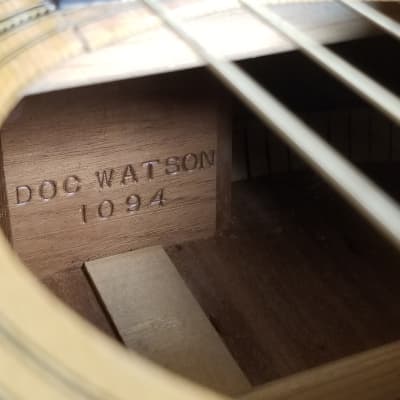 AMAZING VINTAGE 1977 J.W. GALLAGHER DOC WATSON HERRINGBONE BONE TONE SWEET LOUD RESONANT image 16