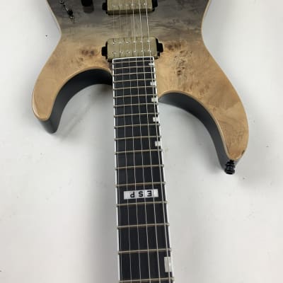 ESP E-II M-II NT Black Natural Fade Electric Guitar + Case B-Stock MIJ MII M2 image 12