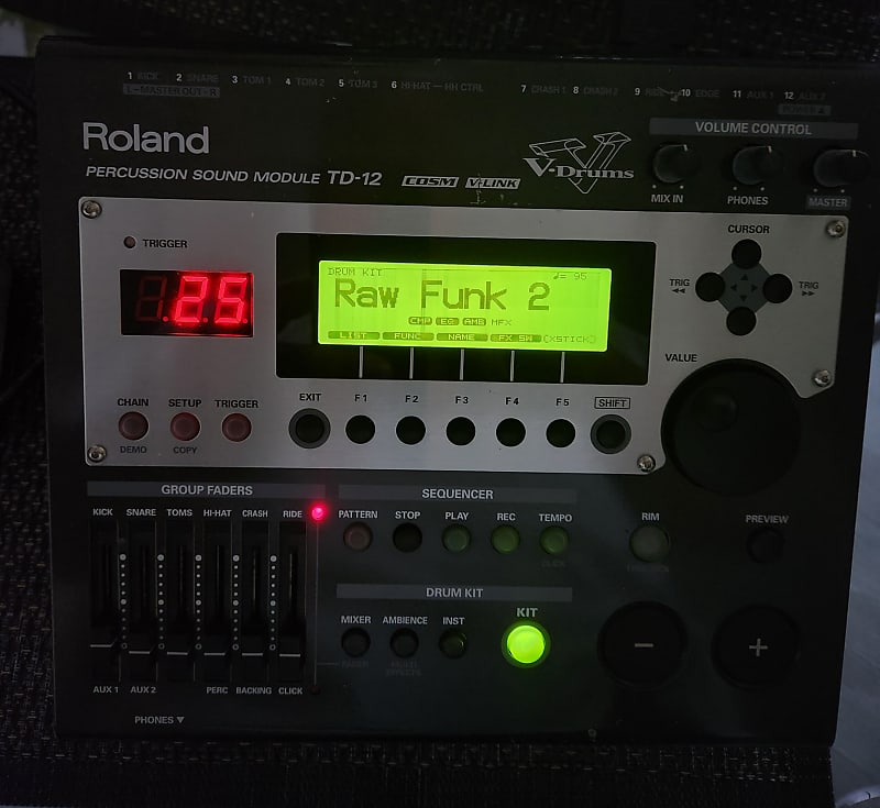 Roland TD-12 V-Drum Percussion Sound Module | Reverb