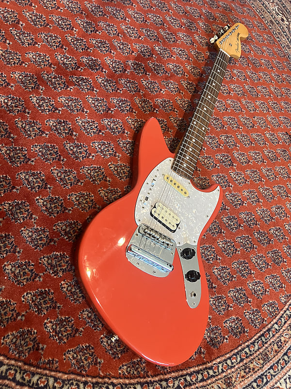 Fender Jag-Stang MIJ 1996 Fiesta Red Kurt Cobain image 1