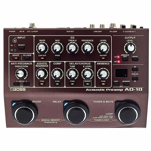 Boss Ad-10 Acoustic Guitar Processor image 1