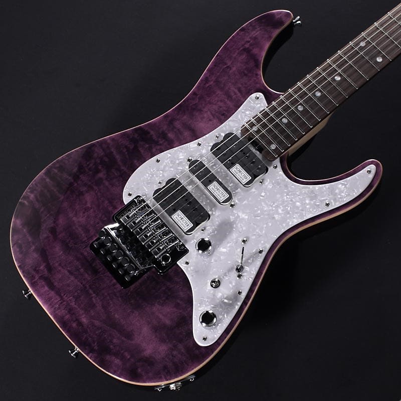SCHECTER SD-2-24-AL (See-Thru Purple/Rosewood) -Made in Japan