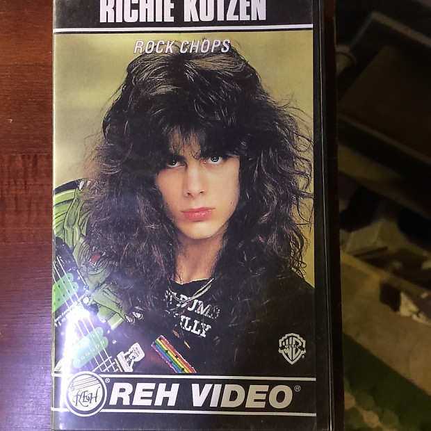 貴重VHS リッチー・コッツェン ロック・チョップス Richie Kotzen ...
