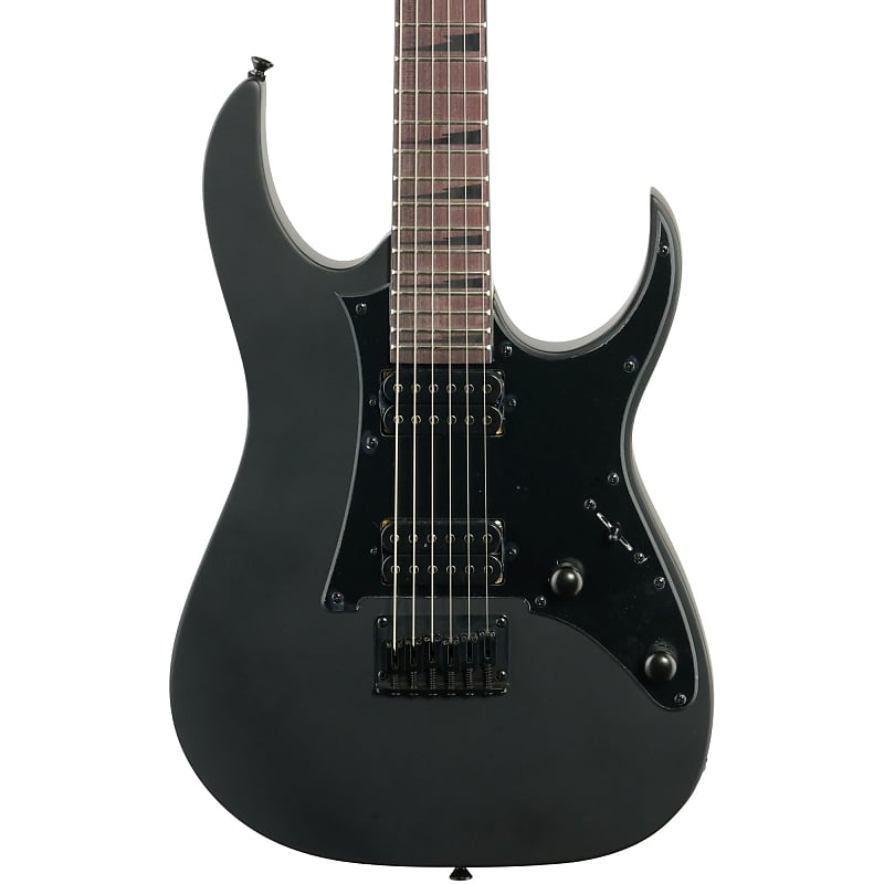 Ibanez GRGR131EX Gio Electric Guitar, Black Flat image 1