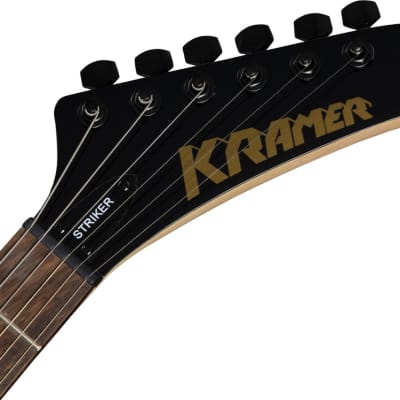 USED Kramer - Striker - Electric Guitar - Figured HSS - Laurel Fingerboard - Stoptail - Transparent Black image 6