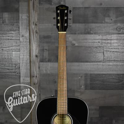 Fender CD-60 Dreadnought Acoustic - Black Gloss with Hard Shell Case image 3