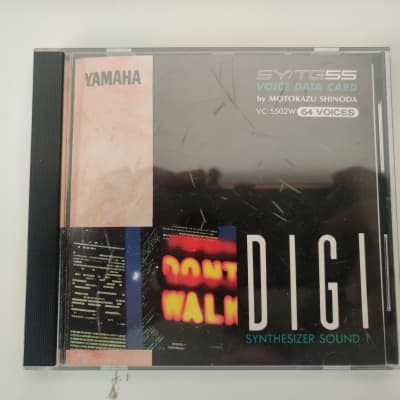 Yamaha SY55 / TG55 Voice Data Card VC5502W "Digi Synthesizer Sound 1" 1990s