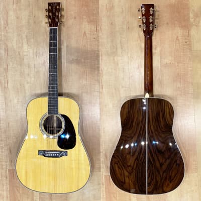 Martin Custom Shop D-style 14 Fret Acoustic Guitar with Wild Grain East Indian Rosewood set #1 2022 for sale