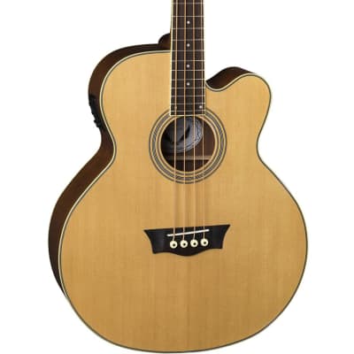 Dean EABC Cutaway Acoustic/Elec Bass Guitar in Satin Natural image 1