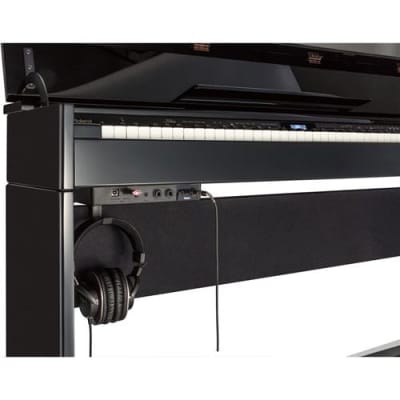 Roland DP603 88-Key Digital Home Piano, Polished Ebony image 7