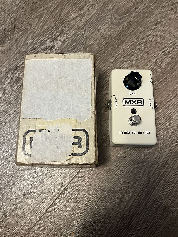 ギター Mxr / micro amp Vintage 1979? MXR / micro amp (1979) レビュー - △▽エフェクターレビューと
