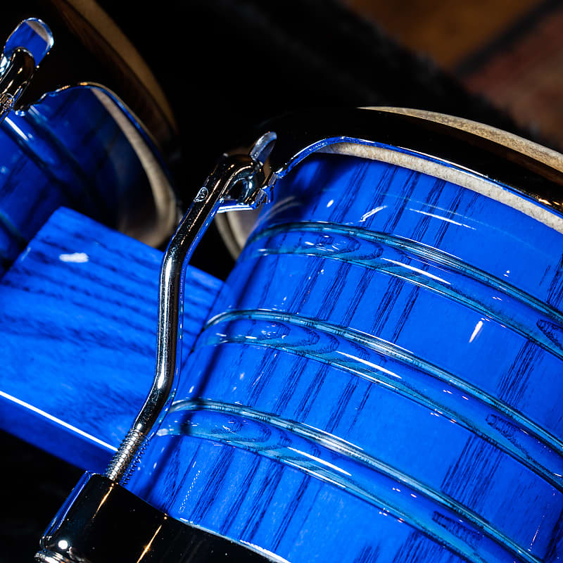 LP Galaxy Giovanni Bongo Set - Blue Ash - CHUCKSCLUSIVE | Reverb