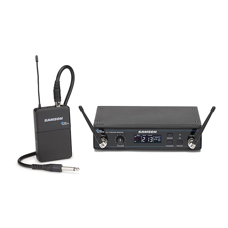 Samson Concert 99 Frequency-Agile UHF Wireless Guitar System - K Band (470–494 MHz) image 1