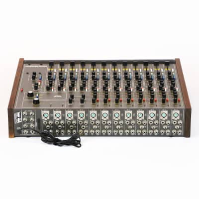 1970s Sound Workshop 1280B Vintage Original SW 1280 B Analog XLR Sidecar Mixer Mixing Summing Console w/ 8 EQ & 12 MicPres API image 8