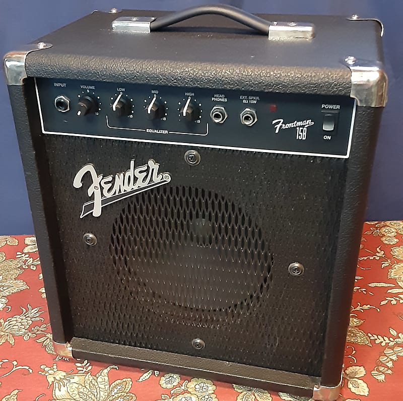 Fender Frontman 15B Bass Combo Amplifier w/ Cover Reverb