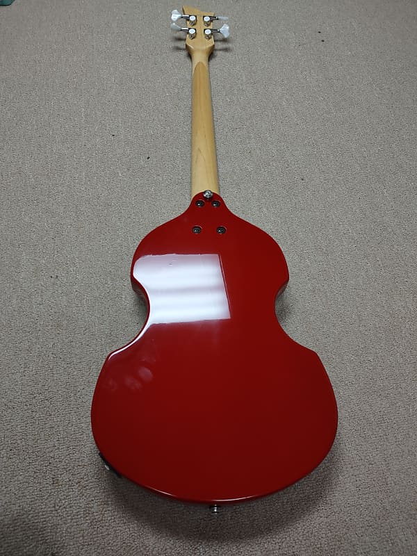 Greco VBS-500 MIJ Beatle-style Bass - Early 2000s, Red