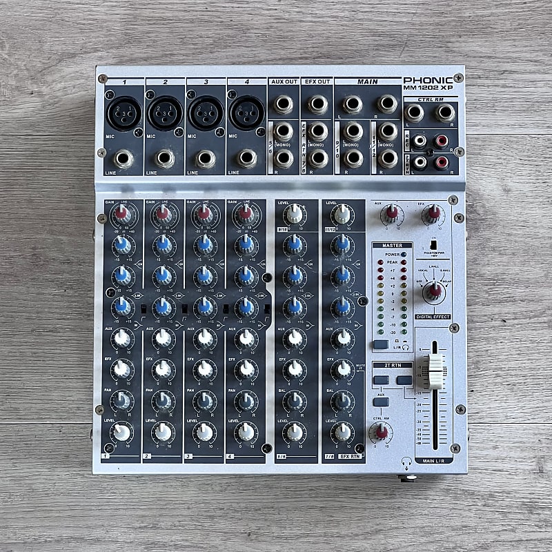PHONIC MM 1202 アナログミキサー (ジャンク) Phonic MM 1202 XP Powered Mixer | Reverb