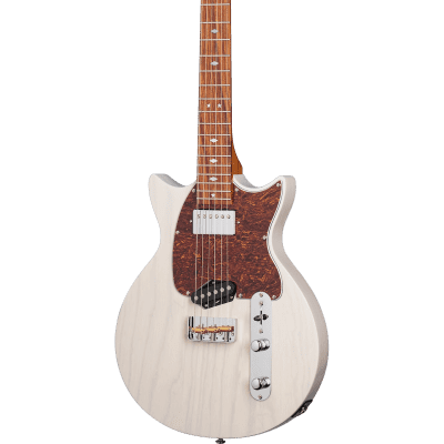 Prestige DC Coupe Custom T Hybrid WH - Trans White Electric Guitar w/ Seymour Duncan Pickups for sale