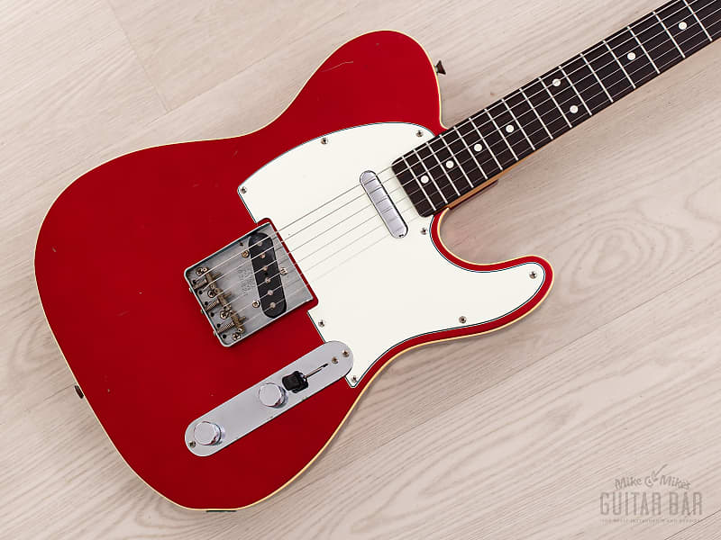 1989 Fender Telecaster Custom ‘62 Vintage Reissue TL62B-650 Candy Apple Red A-serial, Japan MIJ Fujigen image 1