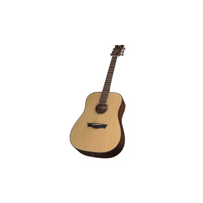 Dean Guitars AXS Prodigy Acoustic Electric Guitar Pack, Gloss Natural with Deluxe Gigbag, Clip-On Tuner, Strap and 4x Picks image 9