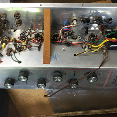 Silvertone TV Model 1473 25-Watt 1x15 Bass Guitar Amplifier image 8