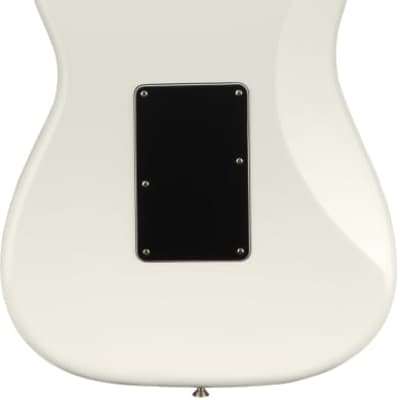 Fender Player Stratocaster Electric Guitar with Floyd Rose Maple FB, Polar White image 3