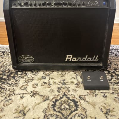 Randall KH-75 Kirk Hammett Signature 2-Channel 75-Watt 1x12" Guitar Combo 2010s - Black image 2