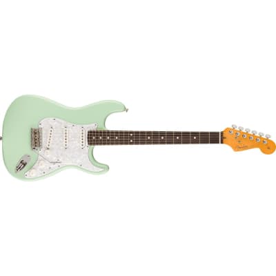Fender American Limited Edition Cory Wong Stratocaster Electric Guitar RW Surf Green - 0115010757 image 1
