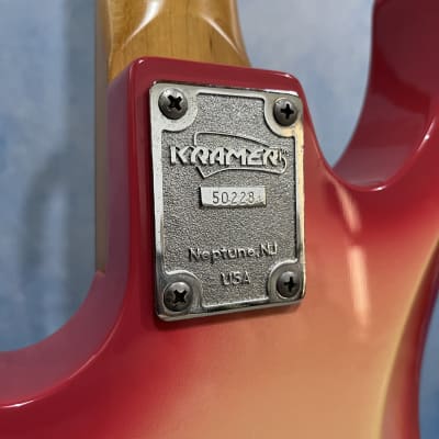 Kramer ESP LK-2BR 1980s Pink Made in Japan Reverse Headstock