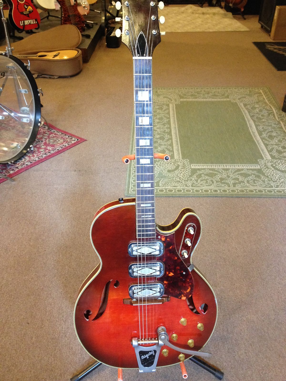 Silvertone 1454 Redburst 1965 Reverb