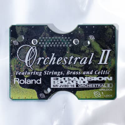 Recapped Roland SR-JV80-16 Orchestral II Expansion Board