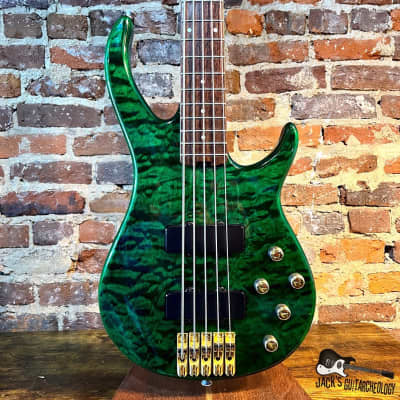 Peavey Fury V 5-String Bass w/ Hipshot Hardware (2000s - Green)