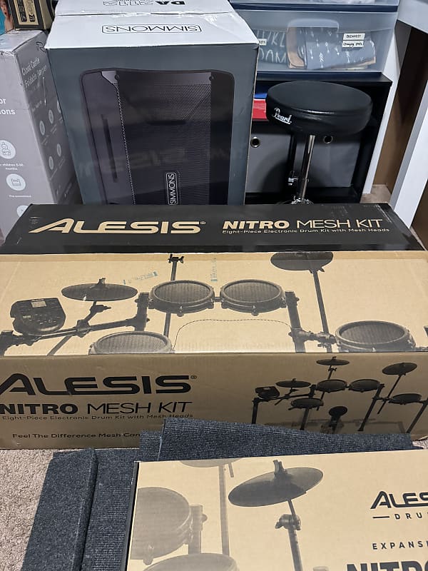 Alesis nitro deals mesh kit box