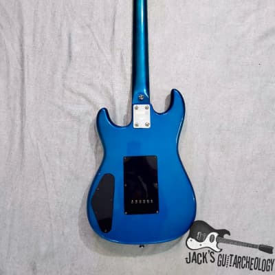 Memphis A2TMB "Dinky" Shredder Electric Guitar (1980s, Teal Metallic) image 18