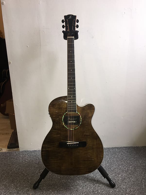Merida OMCE Ltd  2019 Brown Electro Acoustic Guitar image 1