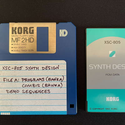 XSC-5S SYNTH DESIGN (KORG 01/W用カード) KORG 01/W (AI2) PCM Cards Demo - YouTube