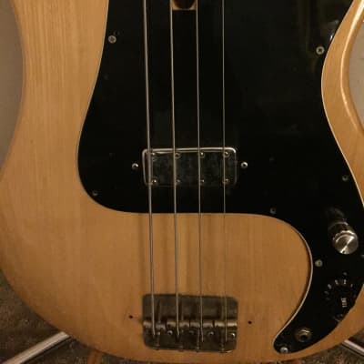 Memphis Vintage Precision Electric  bass guitar oak Japan Lawsuit Precision image 9