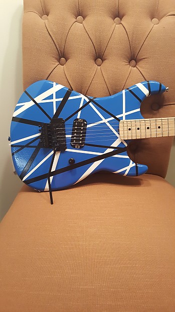 Guitar Project (BYOGuitar Custom neck + body) EVH Frankenstein Shredder, all except pickup image 1
