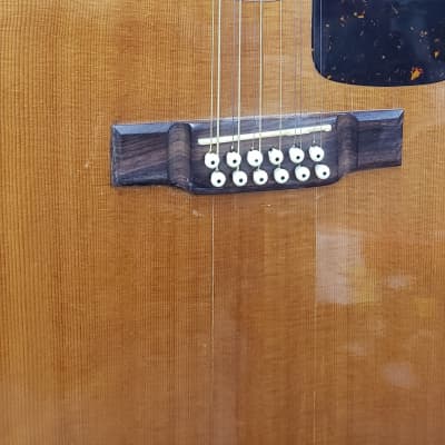 Washburn  D29S  12 String Acoustic Guitar Natural w/Hardshell case image 3