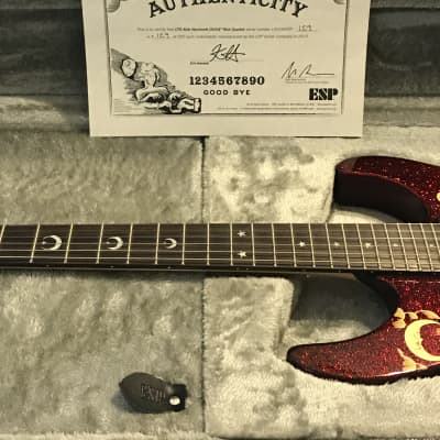 ESP LTD Limited Edition KH-Ouija Kirk Hammett Signature 2019 Red Sparkle image 4