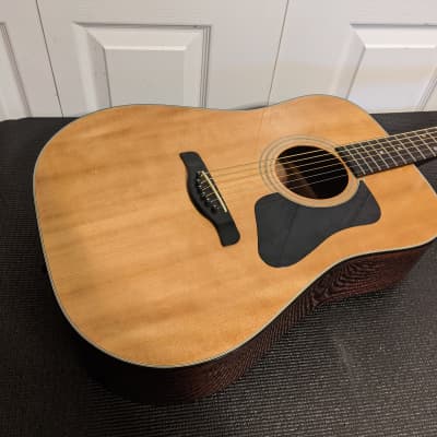 Madeira A Series Acoustic Dreadnought Guitar 1970s  Natural Spruce Top Mahogany Back and Sides A-18? image 2
