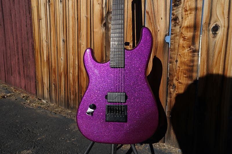 Schecter DIAMOND SERIES Danskimo-6 LH Daniel Haniss/Purple