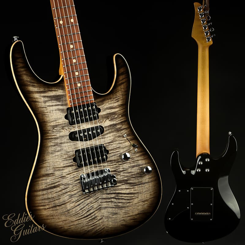 Suhr Modern Plus - Trans Charcoal Burst/NOS | Reverb