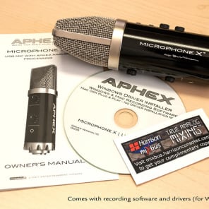 USBマイクAphex Microphone X New Aphex MIC X Microphone X USB Microphone w/ Apex Analog