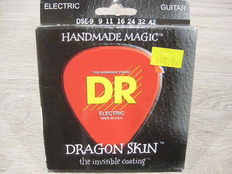 DR DSE-9 Dragon Skin K3 Coated 9-42 Electric Guitar Strings DSE9 - 2 Packs image 1