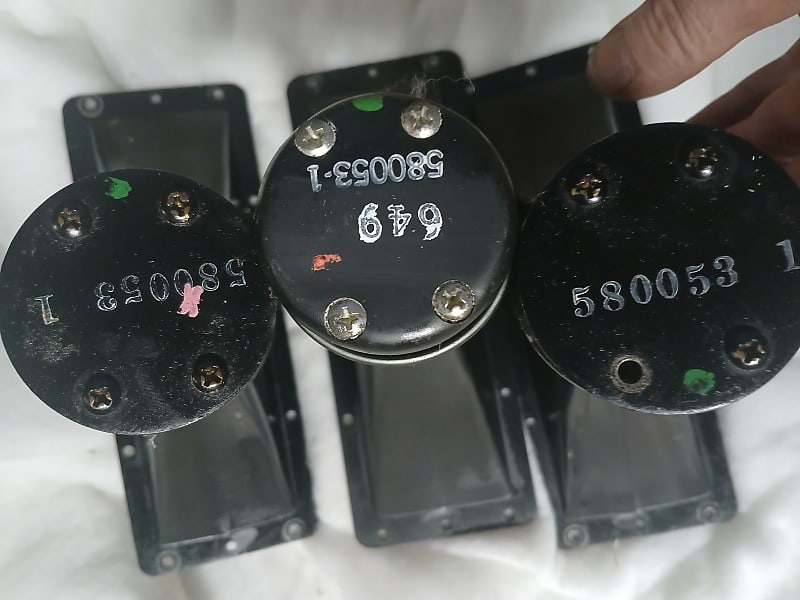 ELECTRO VOICE 580053 MIDRANGE HORNS 3 PIECES 4X10&quot; ALNICO  			