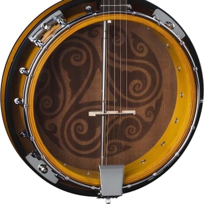 Luna Tobacco Burst Celtic 5-String Banjo (BGBCEL5) for sale
